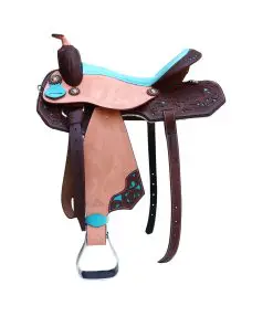 Альтернативный вид Leather Saddle with Tourquise Elements