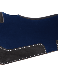 Альтернативный вид Western Saddle Pad in Blue and Black – Handcrafted Wool & Leather