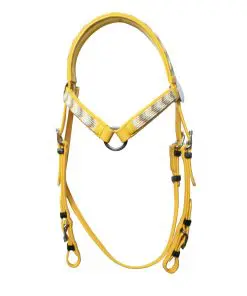 Альтернативный вид Biothane Western Yellow Bridle & Breast Collar Set