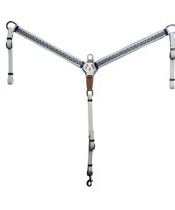 Альтернативный вид Biothane Western White Bridle & Breast Collar Set