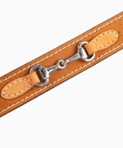 Альтернативный вид Tan Leather Belt with Snaffle Bit Accents