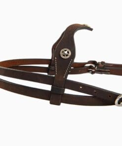 Альтернативный вид Brown Leather Western Bridle with Star Conchos