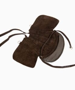 Ergonomic Lightweight Riding Pad β Dual Finish (Leather & Suede Look)