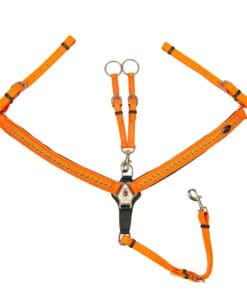 Alternative view of Premium Pro Classic Horse Collar – Biothane Breastplate with Martingale and Stainless Hardware