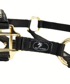 Альтернативный вид Black Foal Halter with Leather and Rhinestones