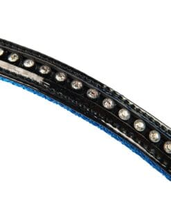 Альтернативный вид Blue Bridle in Biothene with Leather Accents